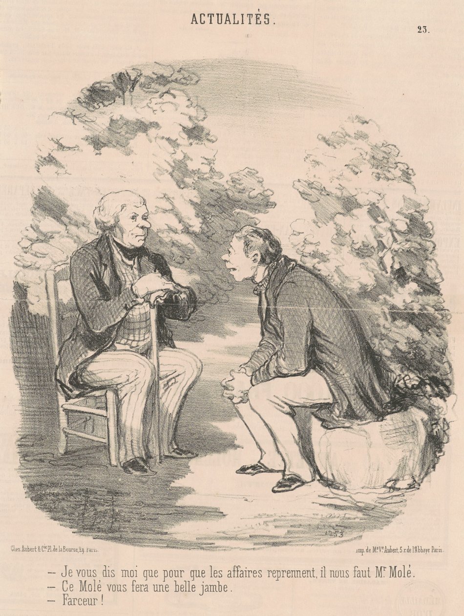 Le digo que... necesitamos al Sr. Molé... de Honoré Daumier