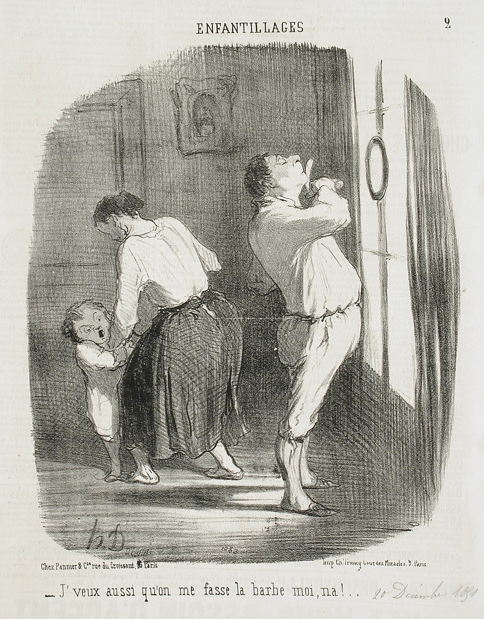Yo también quiero que me hagan... de Honoré Daumier
