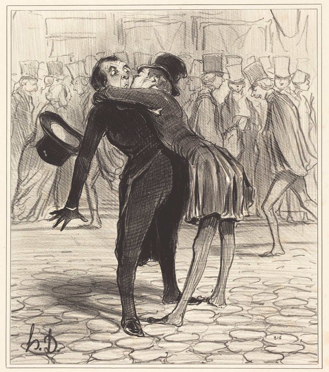 El amigo de colegio de Honoré Daumier