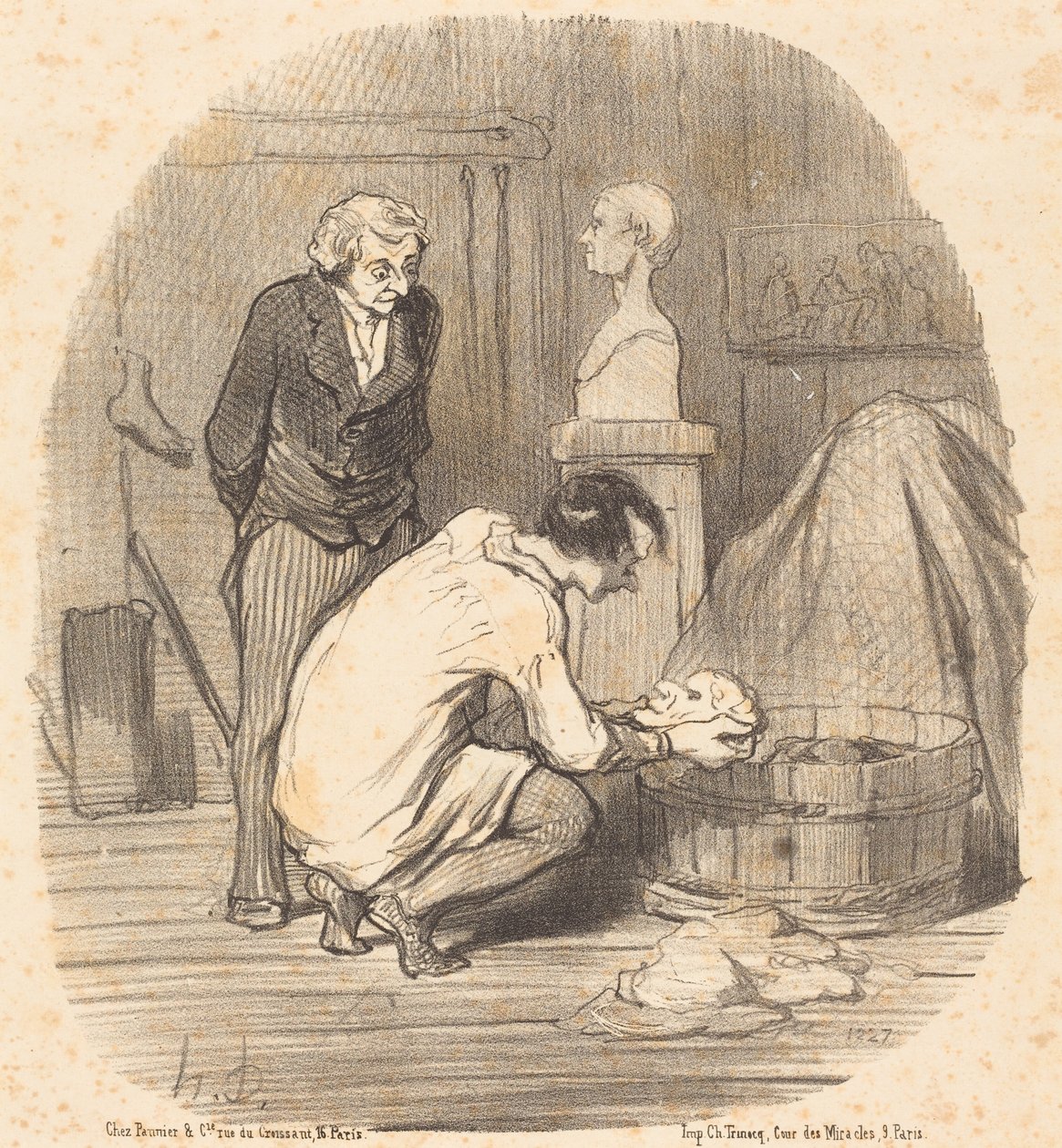 El artista - ¡Esto está terminado!... de Honoré Daumier