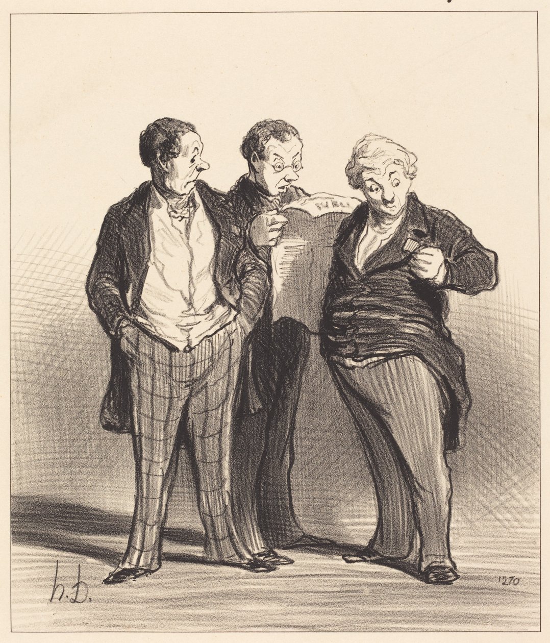 La prohibición de llevar condecoraciones de Honoré Daumier