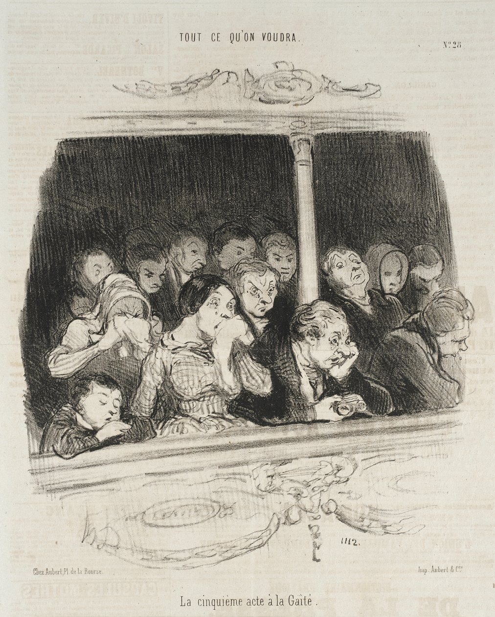 «La Cinquième» en la Gaîté de Honoré Daumier