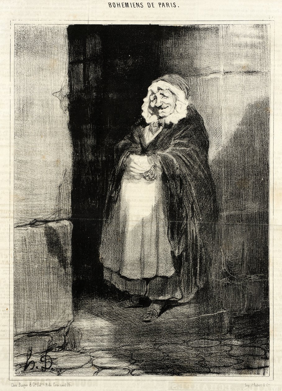 La Caminante de Honoré Daumier