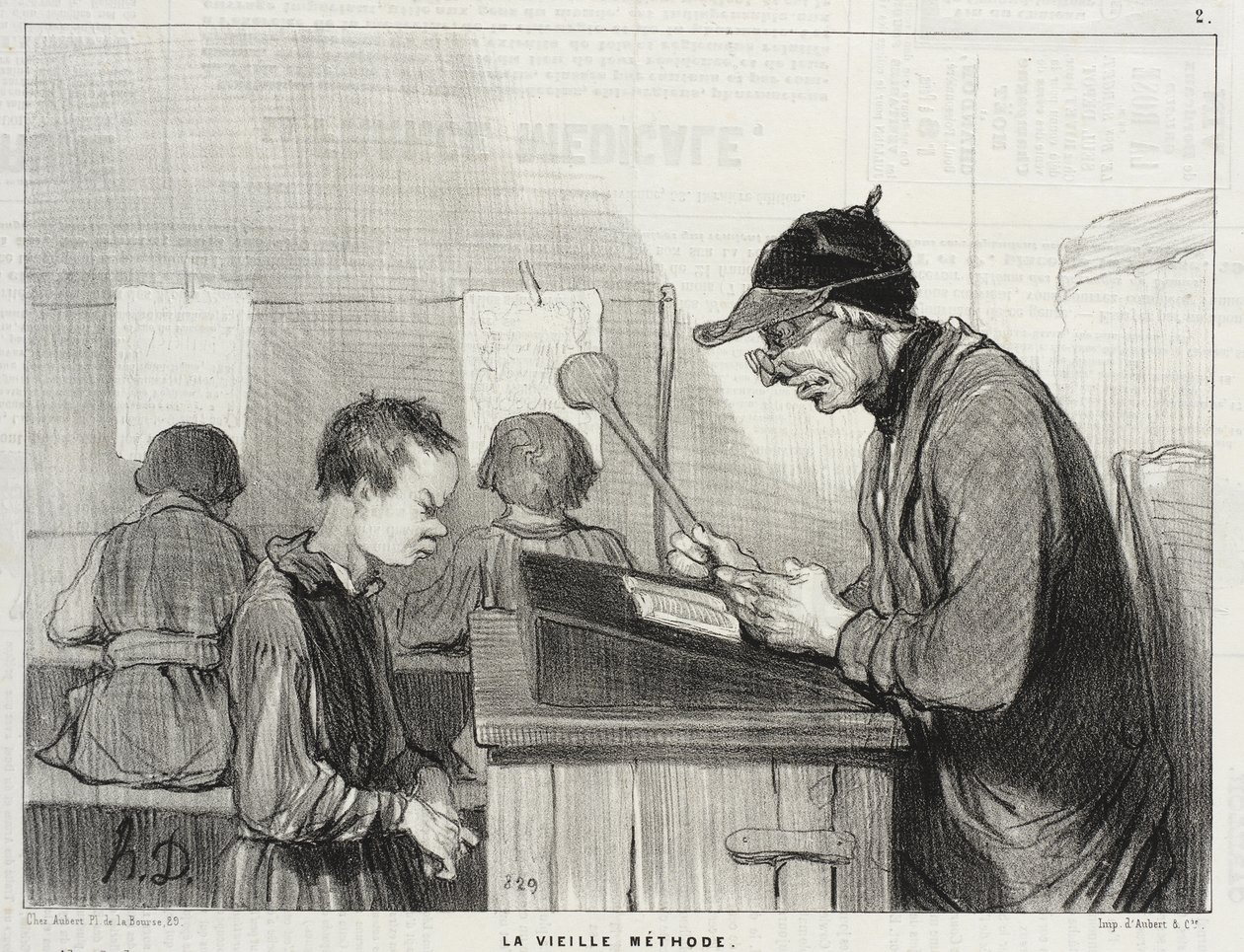 El método antiguo de Honoré Daumier