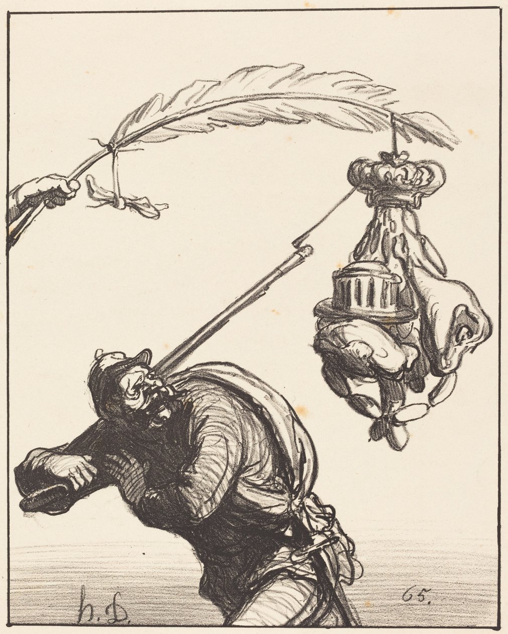La paz a cualquier precio de Honoré Daumier