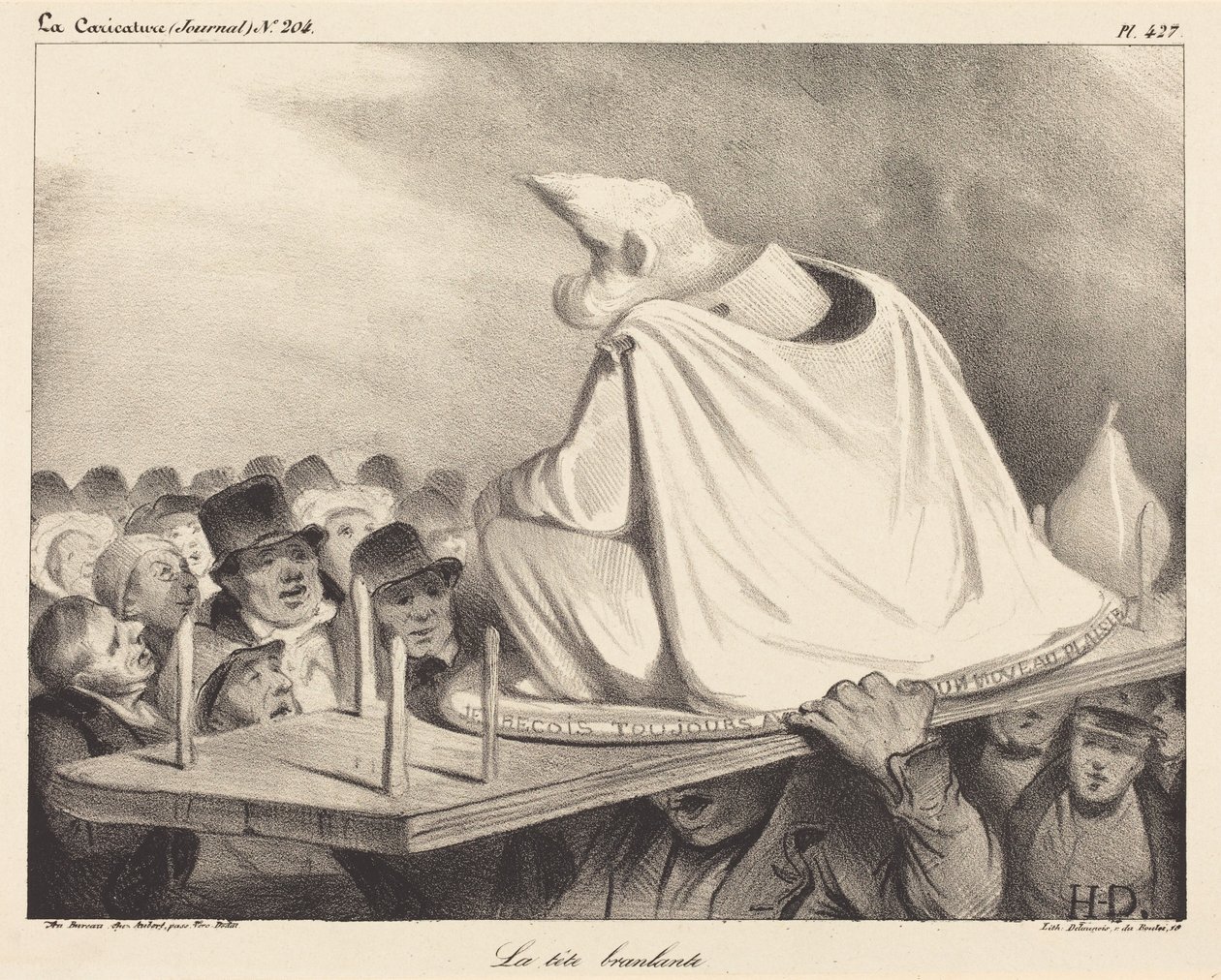 La cabeza floja de Honoré Daumier