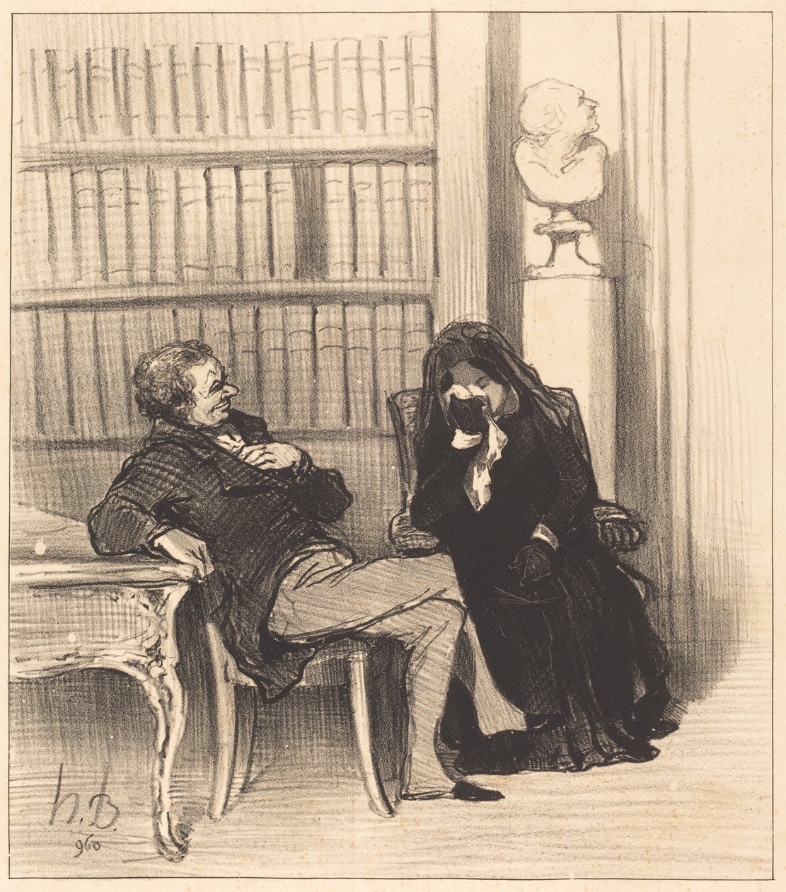 La viuda de Honoré Daumier