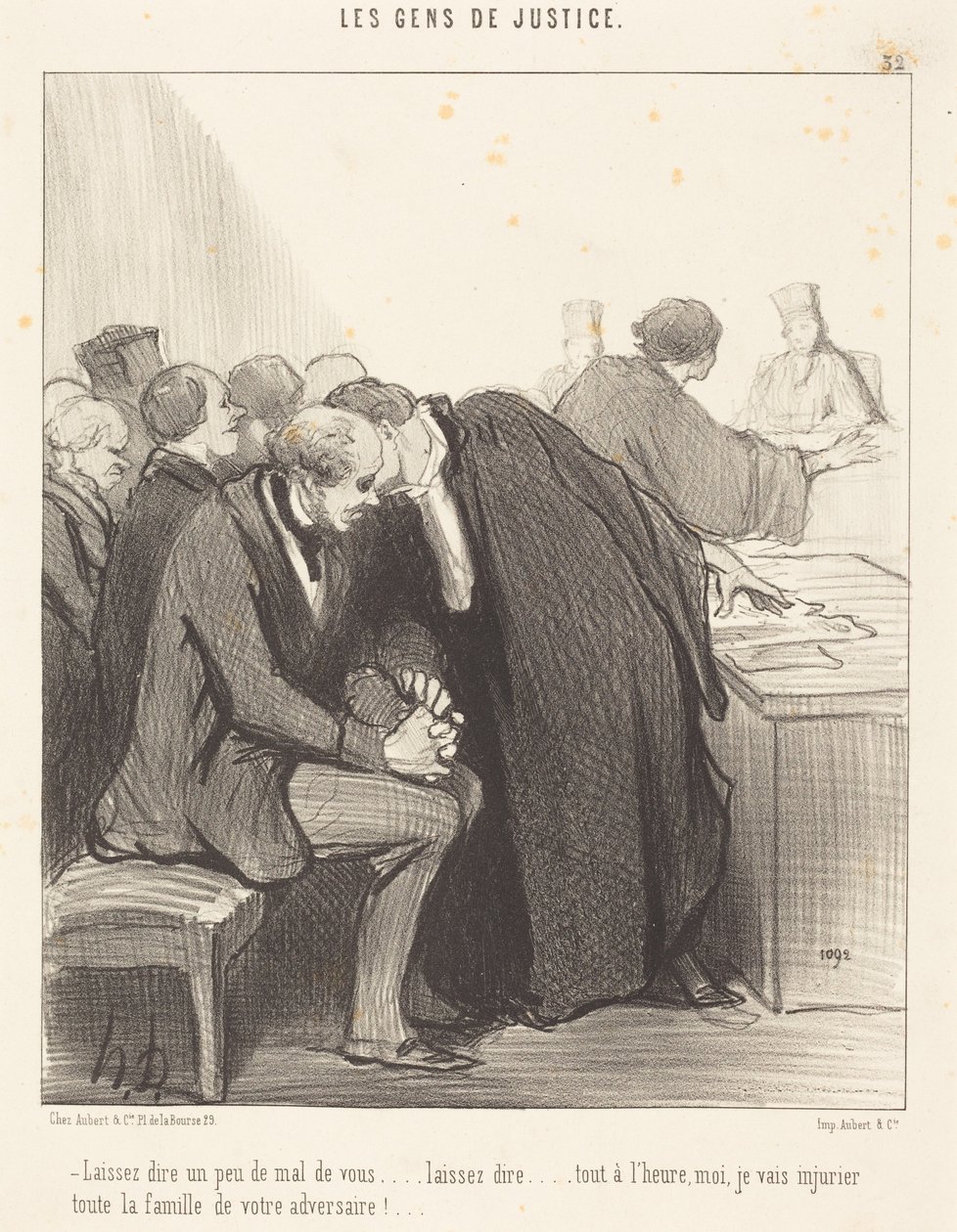 Deja que hablen mal de ti un poco... de Honoré Daumier
