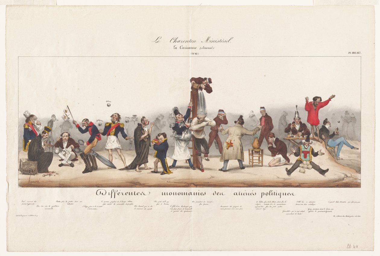 El Charenton ministerial de Honoré Daumier