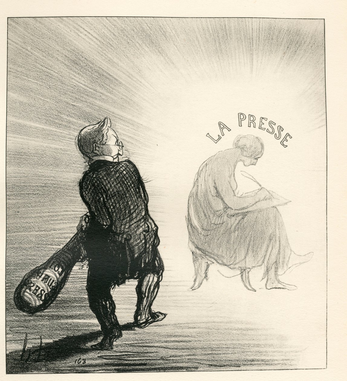 Le Charivari, Satírico en N & B de Honoré Daumier