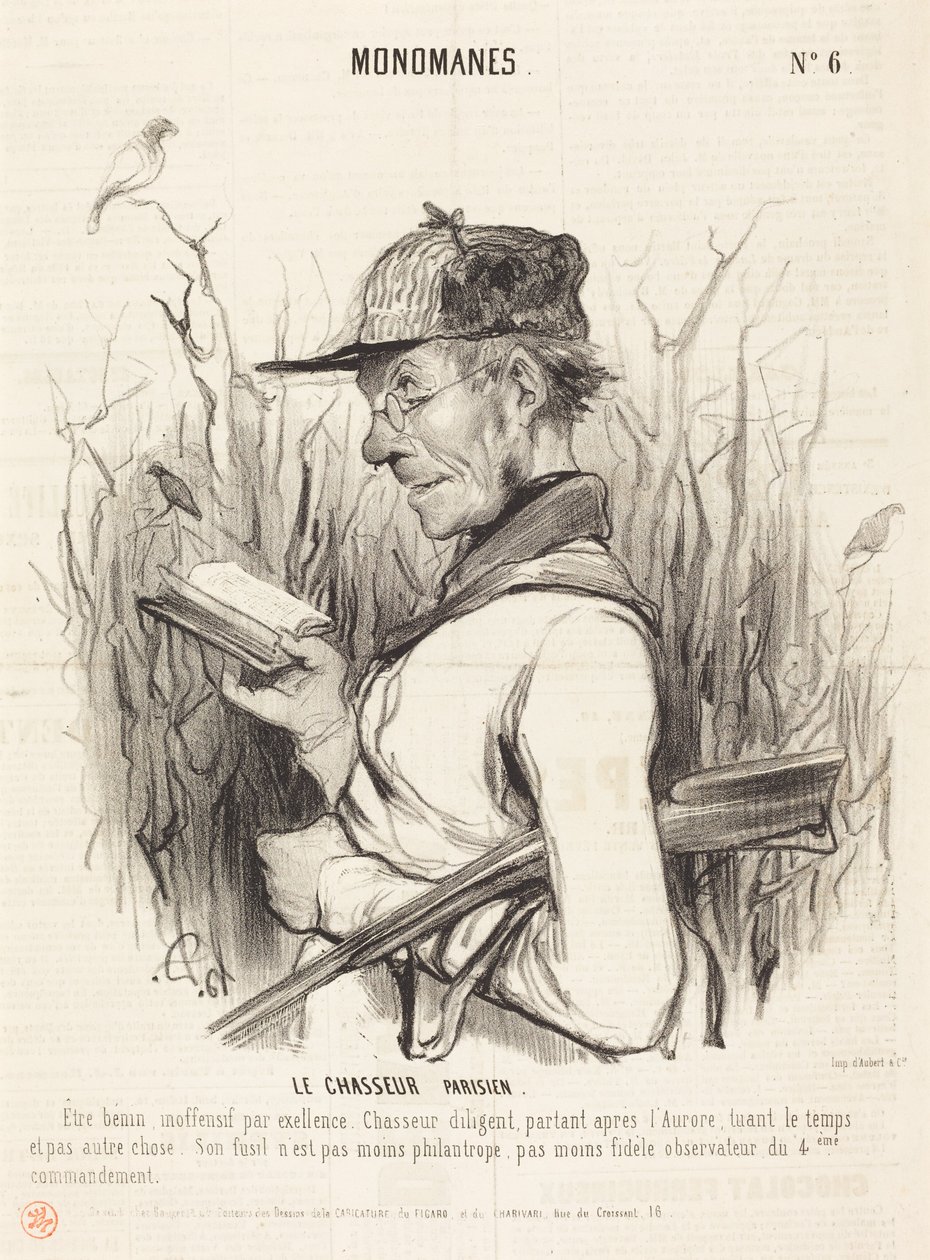 El cazador parisino de Honoré Daumier