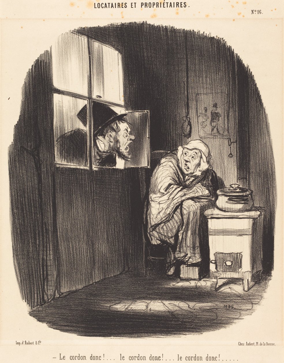 ¡El Cordon, pues!... de Honoré Daumier