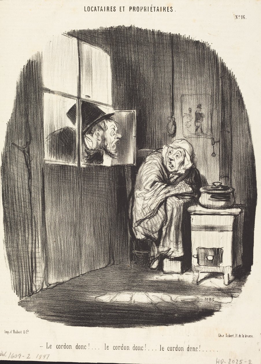 ¡Entonces el cordón!... de Honoré Daumier