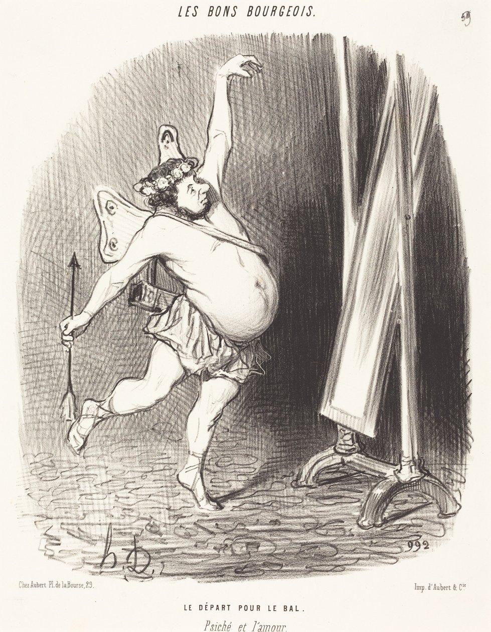 Salida para el baile de Honoré Daumier