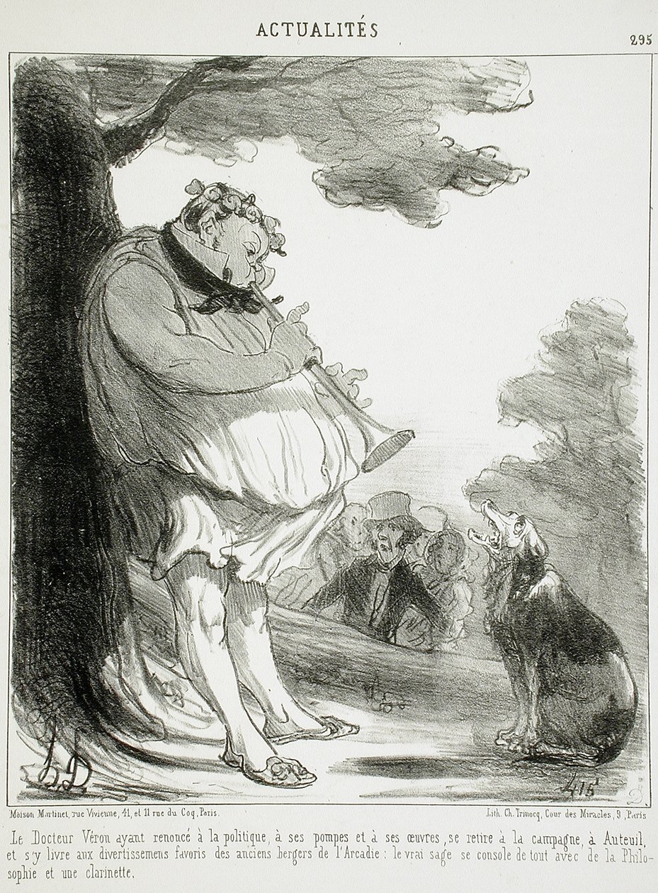 Dado que el doctor Véron ha abandonado la política... de Honoré Daumier