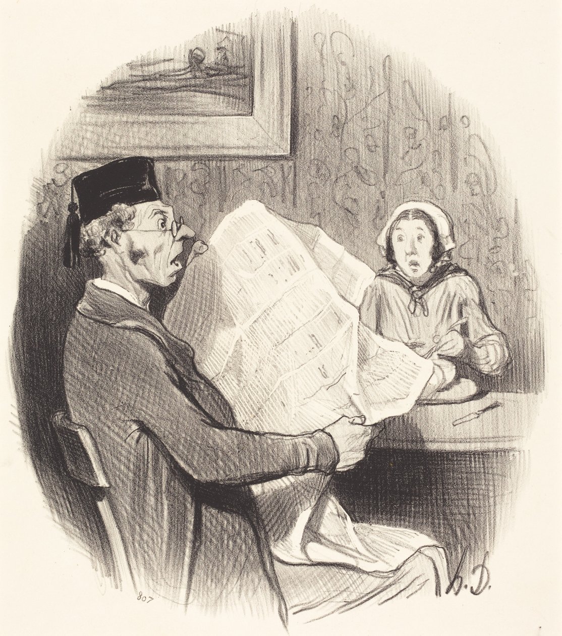El formato cada vez más monstruoso de Honoré Daumier