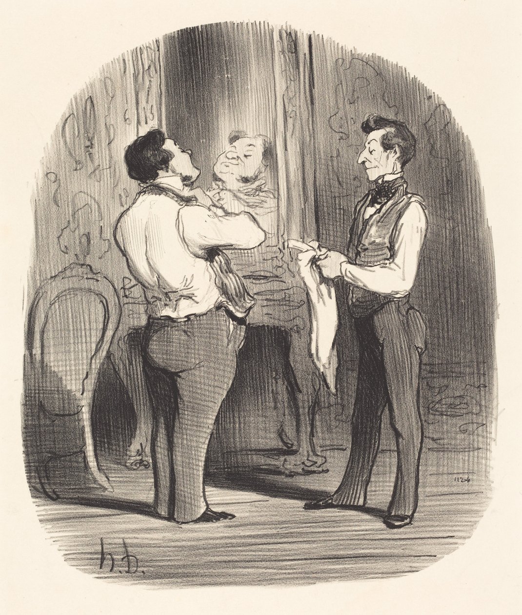 El día en que se trata de hacer una conquista de Honoré Daumier