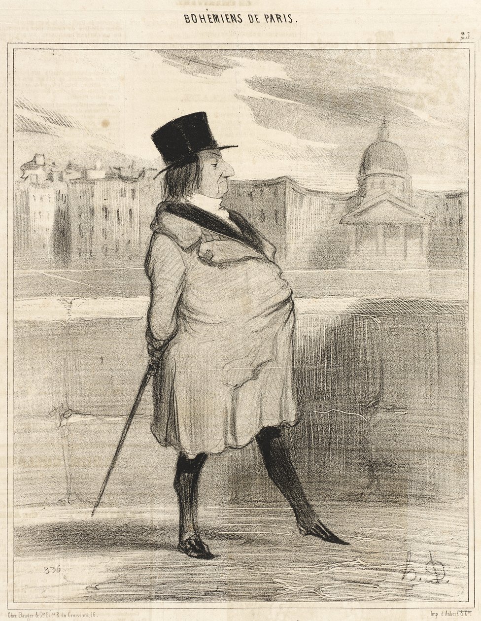 El miembro de todas las academias de Honoré Daumier