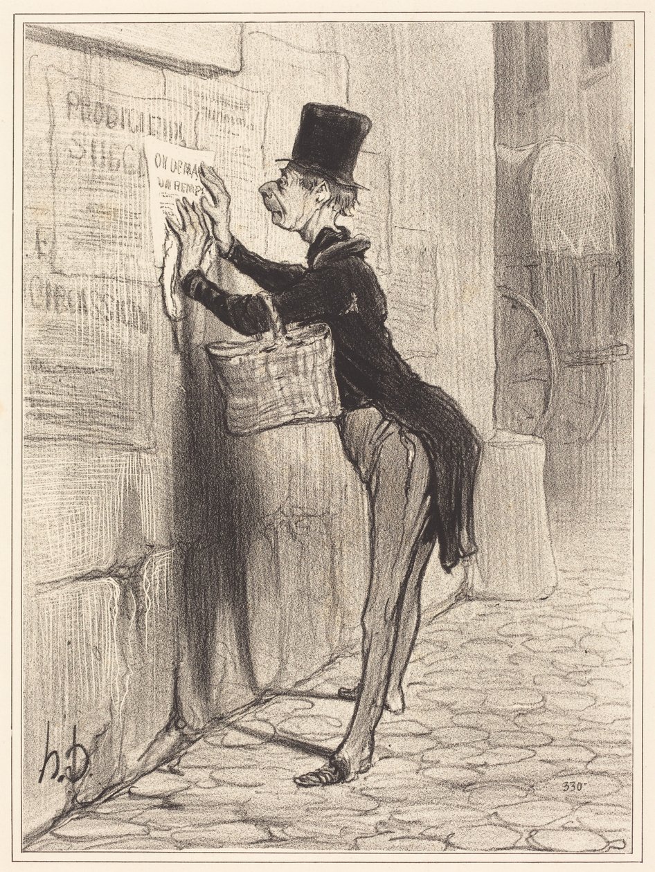 El acomodador de Honoré Daumier