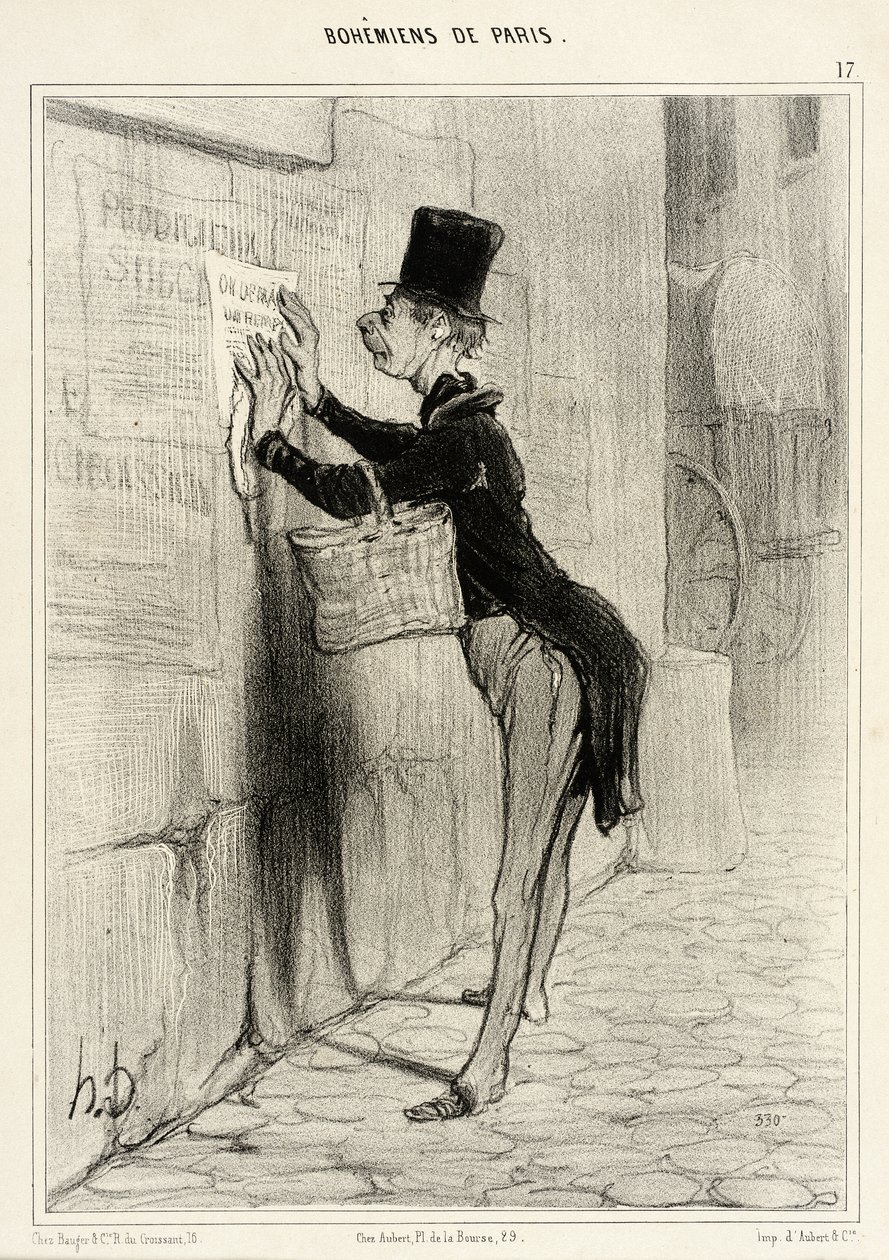 El acomodador de Honoré Daumier
