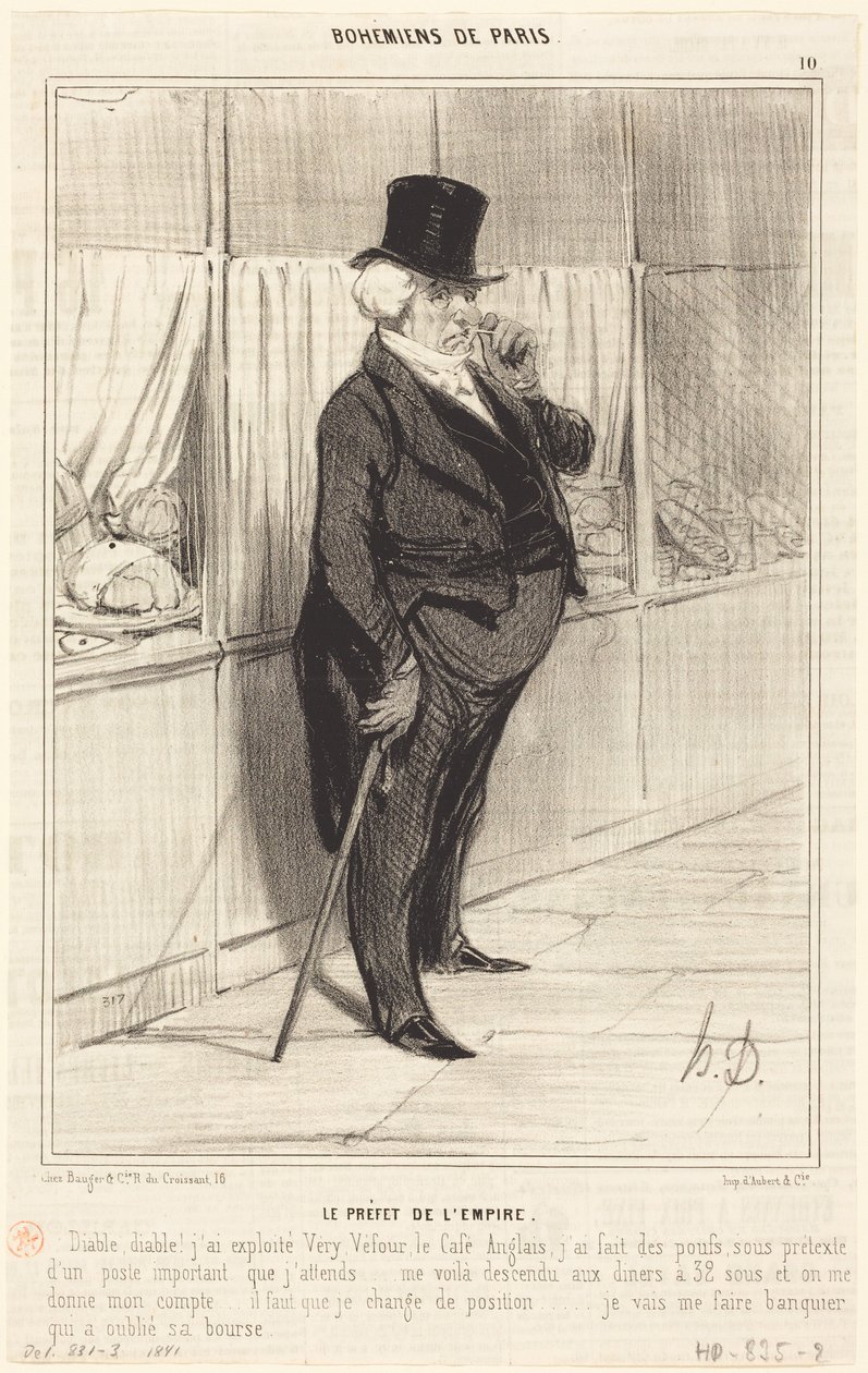 El prefecto del Imperio de Honoré Daumier