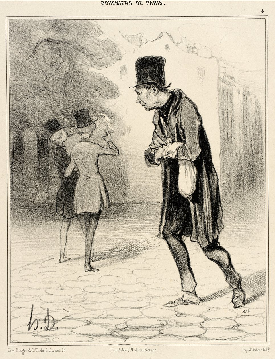 El recolector de colillas de cigarro de Honoré Daumier