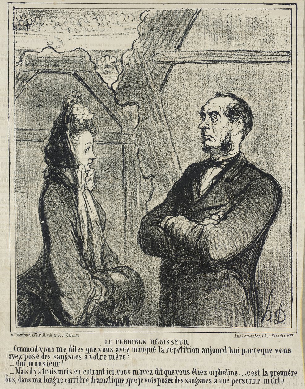 El terrible administrador de Honoré Daumier