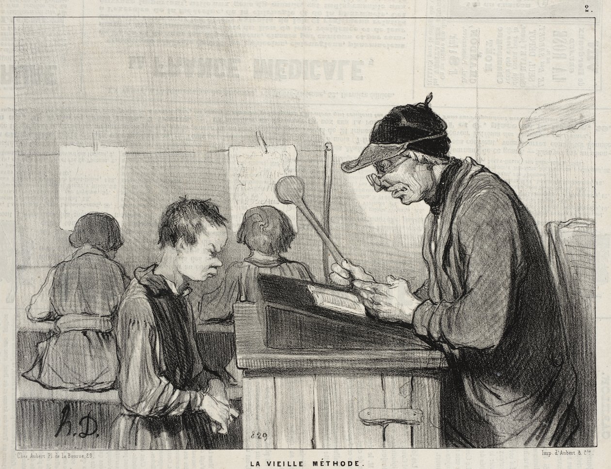 El viejo método de Honoré Daumier