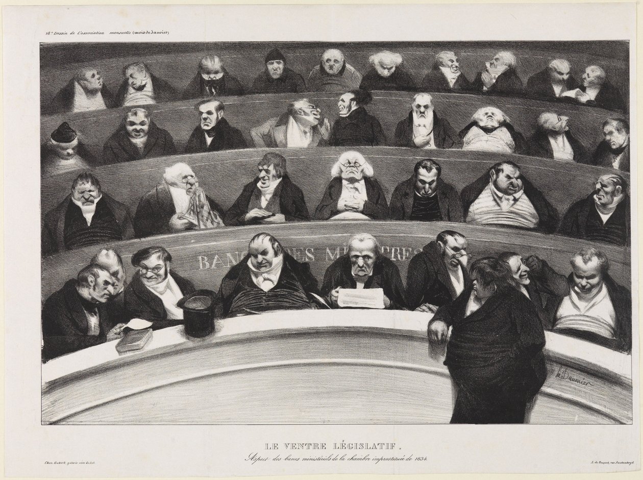 El vientre legislativo de Honoré Daumier