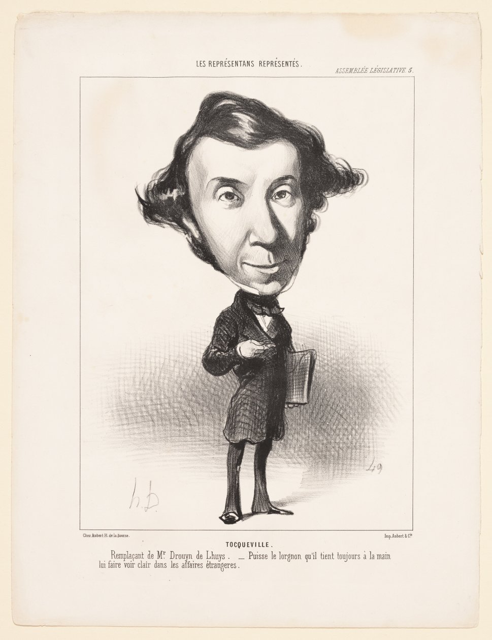 Asamblea legislativa: Tocqueville de Honoré Daumier