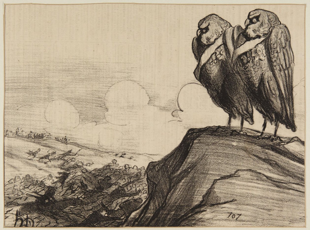 «Los dos grandes duques...» de Honoré Daumier