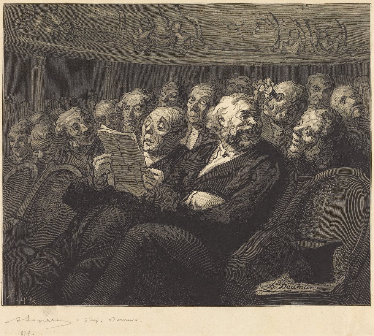 Las butacas de orquesta de Honoré Daumier