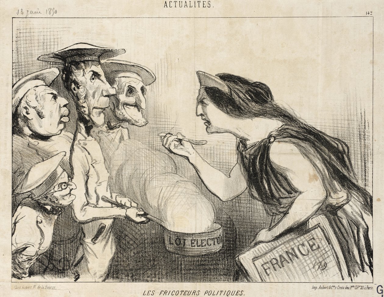 Los parásitos políticos de Honoré Daumier