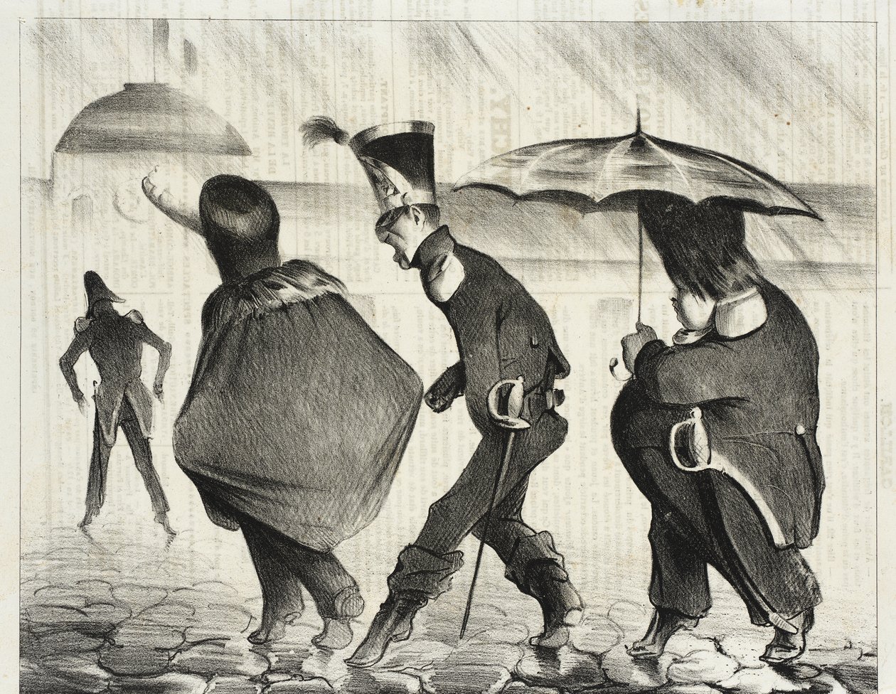 Los intrépidos de Honoré Daumier