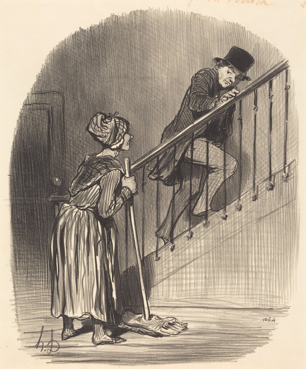 ¿Está mi mujer en casa de Honoré Daumier