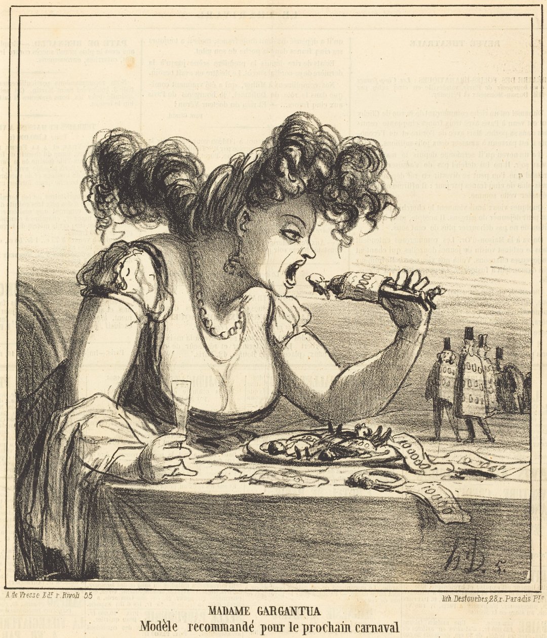 Madame Gargantua de Honoré Daumier