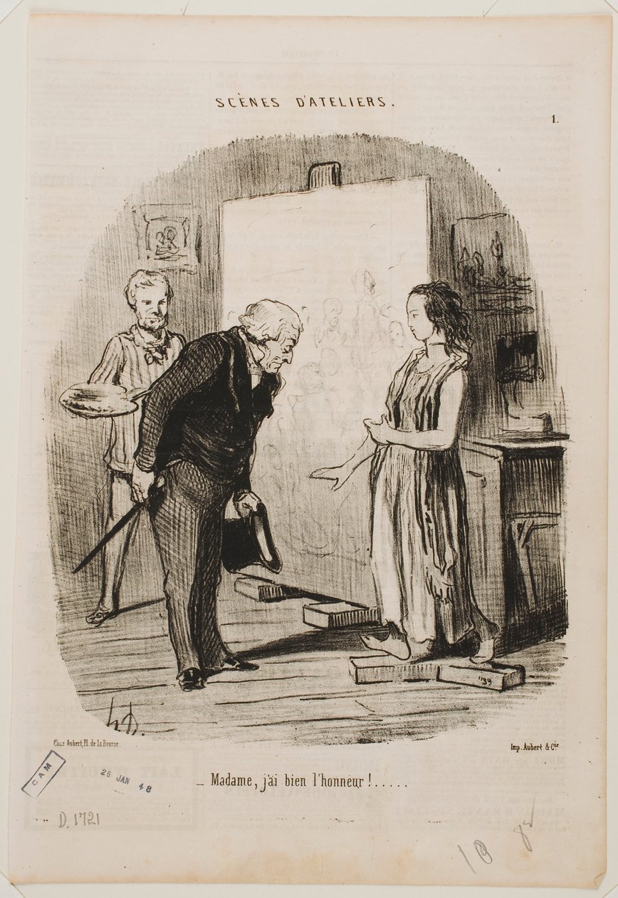 Señora, tengo el honor de... de Honoré Daumier