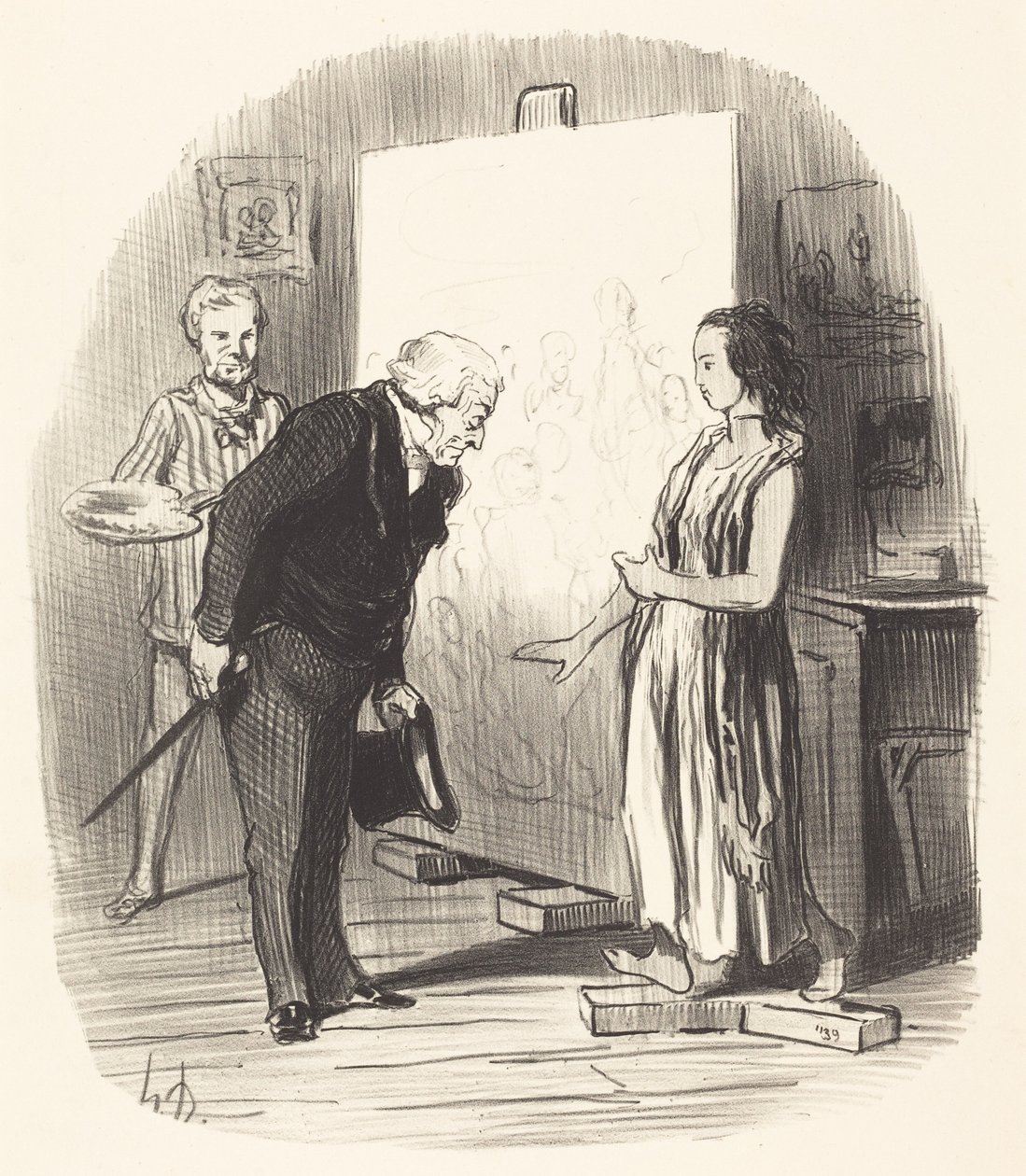 ¡Señora, tengo el honor! de Honoré Daumier