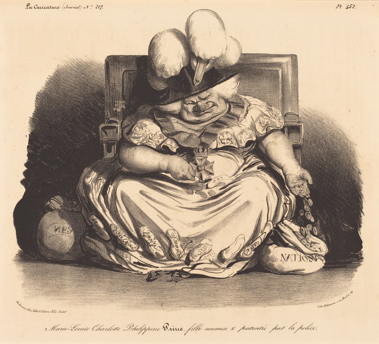 Marie-Louise-Charlotte-Philippinepairie de Honoré Daumier