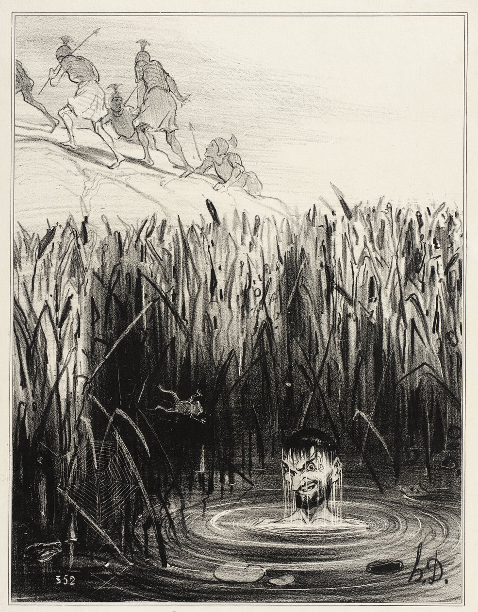 Mario en Minturnas de Honoré Daumier