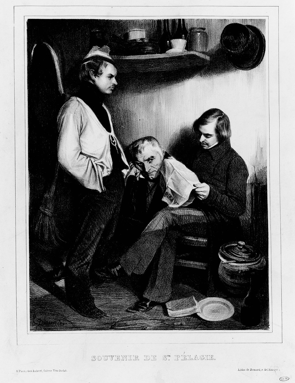Recuerdos de Sainte-Pelagie de Honoré Daumier