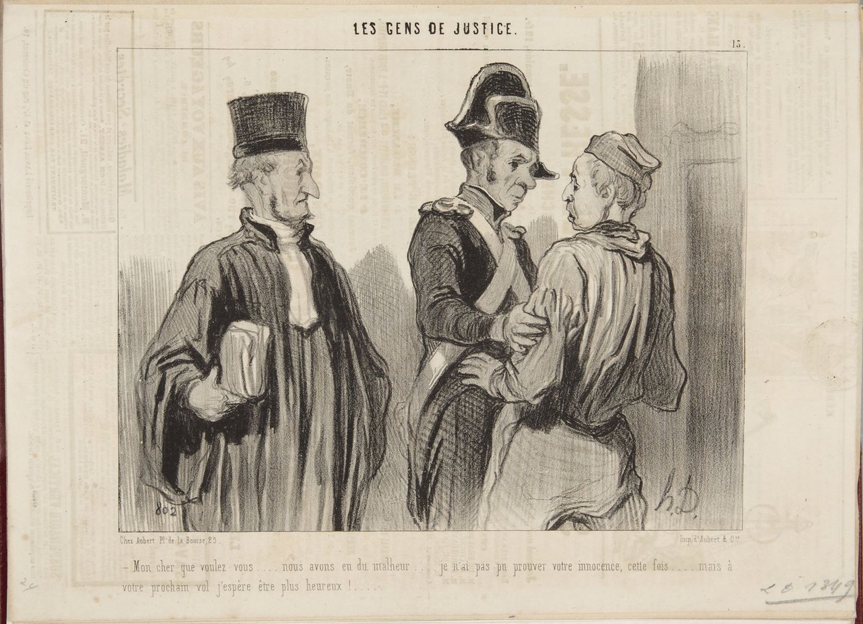 Querido mío, ¿qué quieres?... hemos tenido mala suerte... de Honoré Daumier
