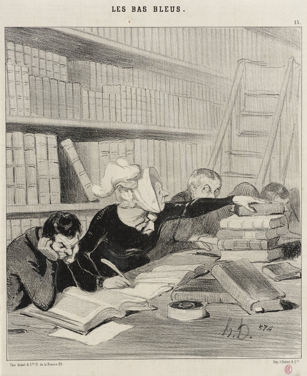 Señor, perdone si le molesto un poco... de Honoré Daumier