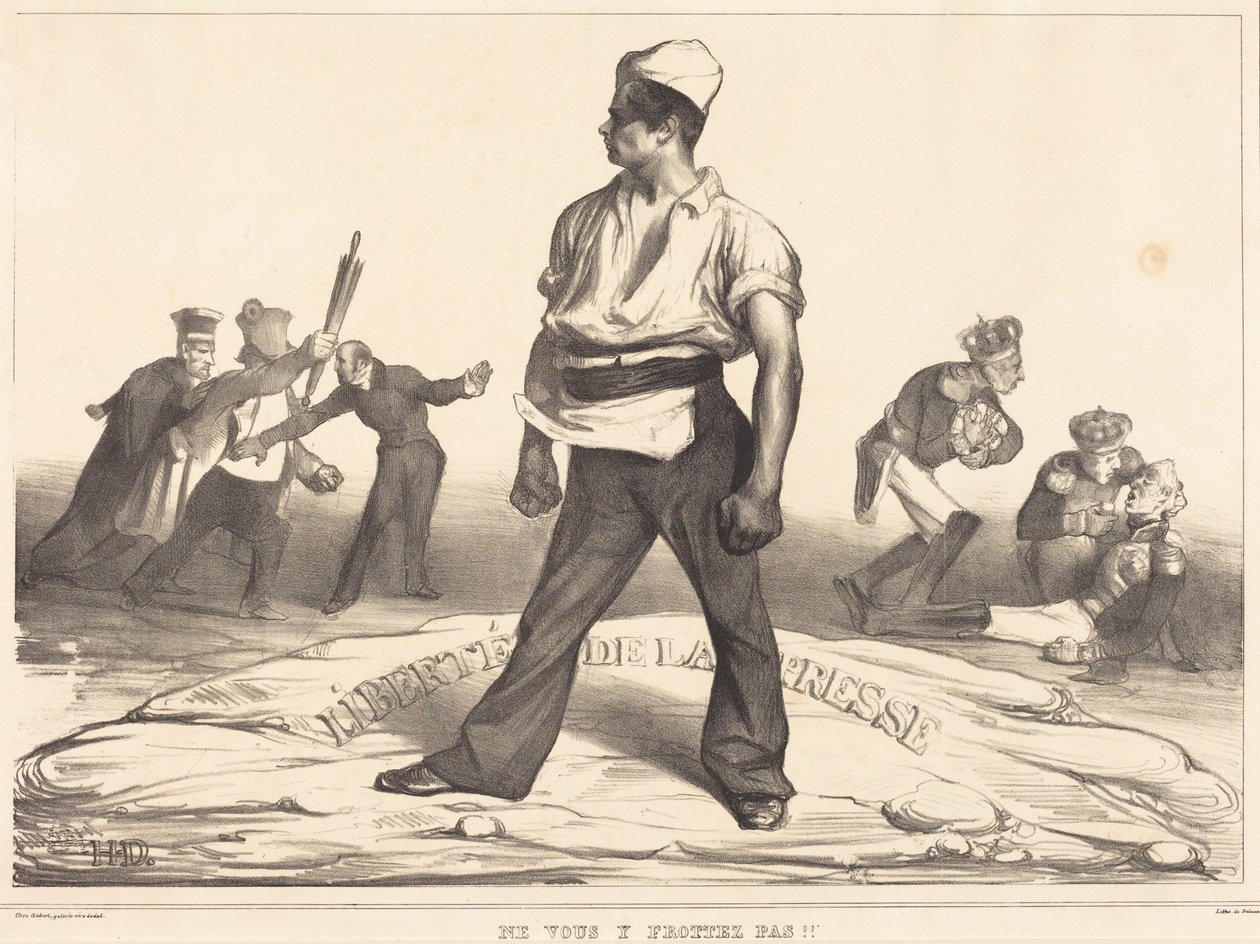 ¡No os metáis con ello! de Honoré Daumier