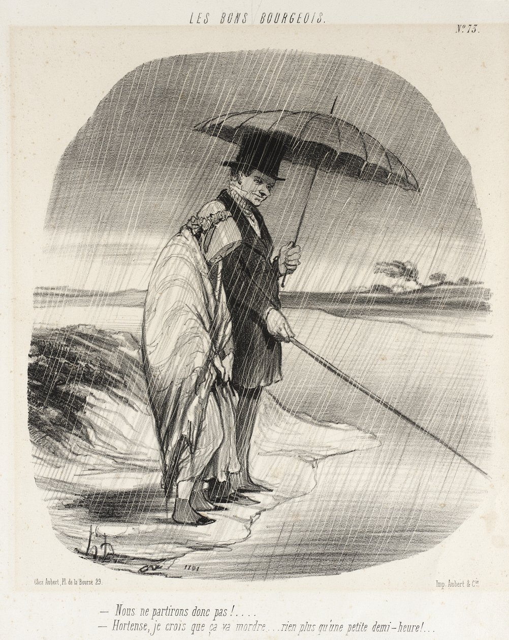 ¡Pues no nos iremos!... de Honoré Daumier