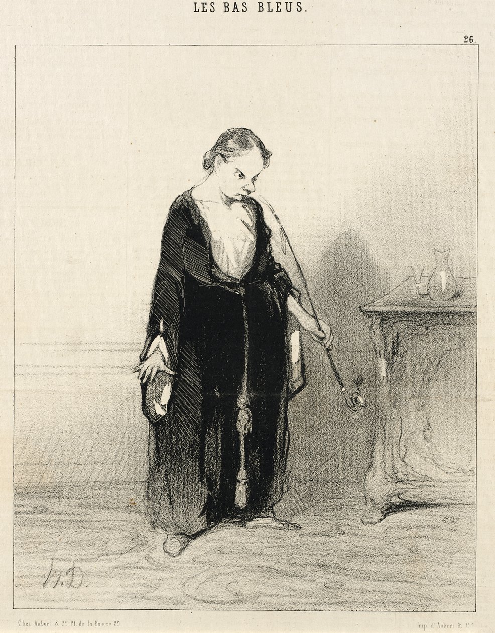 ¡Oh, placer del opio, qué felicidad me das!... de Honoré Daumier