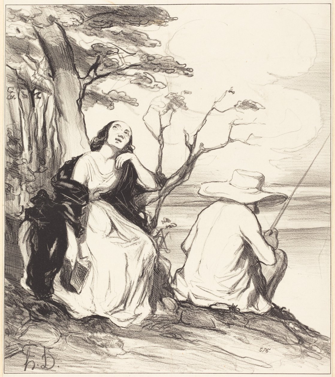 ¡Oh dolor!... haber soñado... con un esposo... de Honoré Daumier