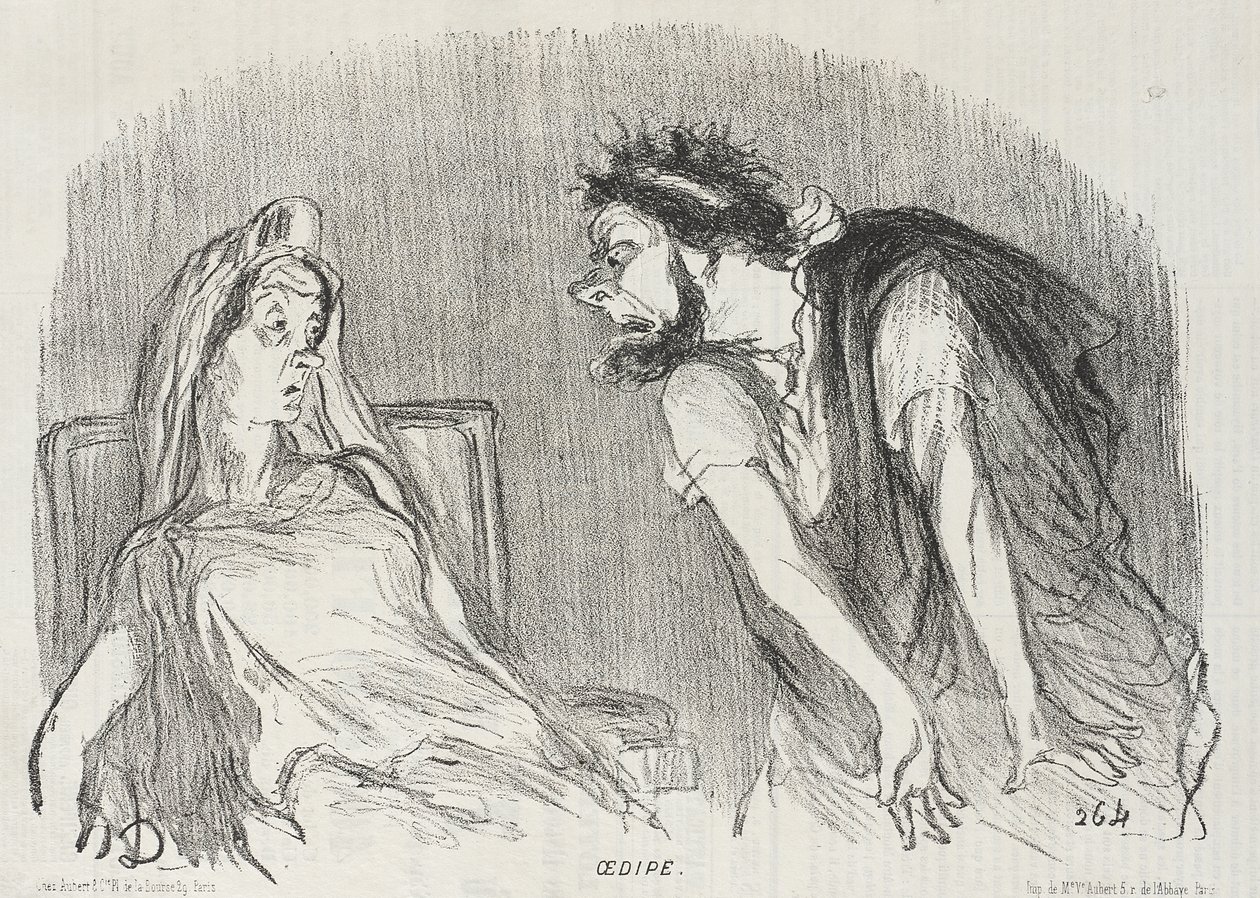 Edipo de Honoré Daumier