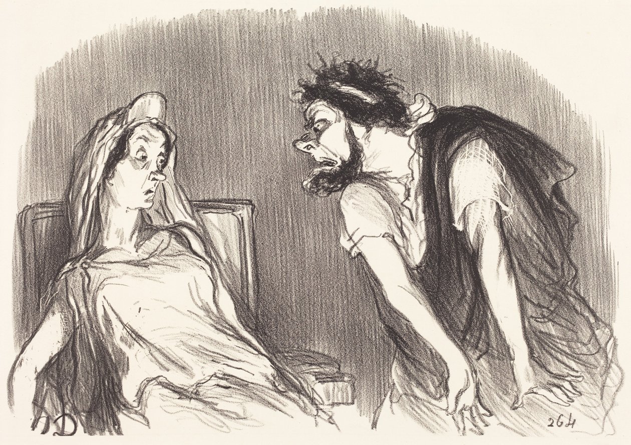Edipo de Honoré Daumier