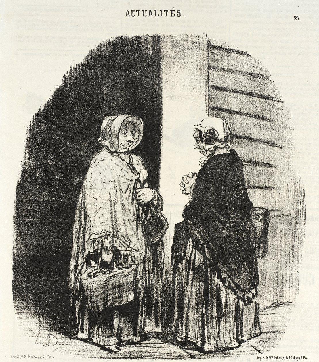 Sí, señora Chaboulard... veinticuatro tenderos... de Honoré Daumier